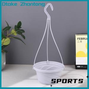 Dtake Plastic Hanging Planter Flower Plant Chain Basket Planter Holder Succulent Plant Flower Pots Flowers Container Home Garden Decor