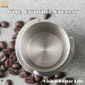 Vision 51-53/58mm Coffee Dosing Cup 304 Stainless Steel Dosing Cup Powder Feeder Part for Coffee Tamper Espresso Coffee Machine Tools for Milk Tea Shops Homes Coffee Shops. 