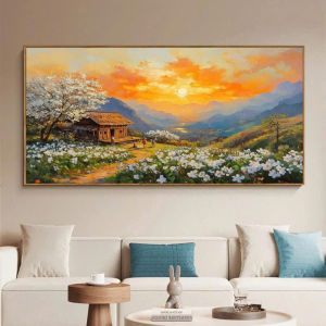 Tranh in canvas treo tường phong cảnh thiên nhiên Tây Bắc 120 x 60 cm