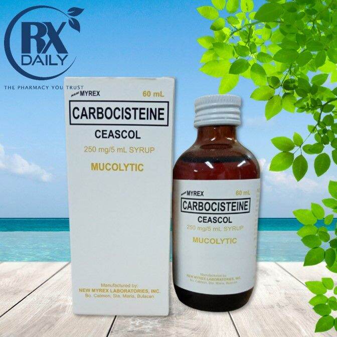 Carbocisteine Ceascol 250mg 5ml Syrup 60ml Lazada Ph