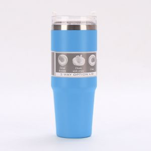 แก้วเก็บความเย็น สแตนเลสแท้ รับประกันไอน้ำไม่เกาะแก้ว ขนาด 30ออนซ์ พร้อมส่งจากไทย