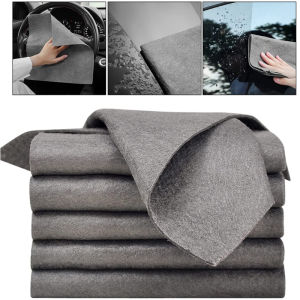Konco Magic Cleaning Cloth Microfiber Clean rag Windows Mirror Cleaning Cloths Home Car Washing Towel Glass clean rag Kitchen Clean Tools 1 piece or 5 pieces