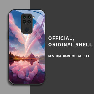 สำหรับ Xiaomi Redmi Note 9 & Redmi 10X 4G เคสศัพท์ป้องกันการตก ดีไซน์ท้องฟ้าดาวระยิบระยับ บุคลิกทันสมัย