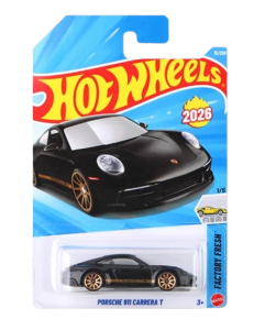 Mô Hình Xe Hot Wheels 2026 Porsche 911 Carrera T – Factory Fresh 1/5 (15/250)
