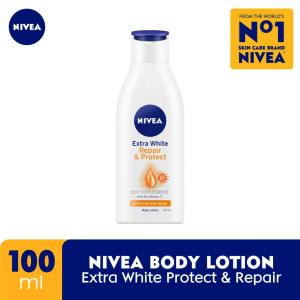 NIVEA Body Lotion Extra Bright Repair & Protect SPF15 100ml - Hand body lotion moisturizer mencerahkan kulit kusam rusak badan glowing brightening tone up melembabkan kering SPF UV matahari sunscreen - 40x Vitamin C Grapeseed oil 8 Super food