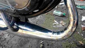 Knalpot Kolong Crum Rx King Terlaris Termurah Terbaru Suara Garing Kempricing