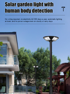 Park Round Solar Flying Saucer Garden Lights Landscape Outdoor Street Lights Lighting Fixtures