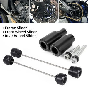 Bộ trượt bánh xe trước sau cho xe máy Yamaha MT-09 Tracer 900/GT FJ09 MT09 900GT 2015-2020