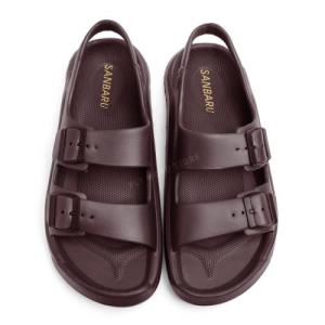 Sandal Slop Pria Sendal Karet Sandal Gesper Ganda Korean Style Selop Sendal Slip On Sendal Cowok