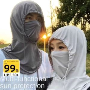 PICKIT Breathable Face  Neck Protection UV protection Sunscreen Hat Fashion Balaclava Outdoor Cycling