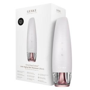 GESKE SmartAppGuided Anti-Aging Skin Renewer 9 in 1 Device with RF and Light Therapy