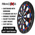 FIRMCROSS Soft Tip Dart Board - ULTRA SCORE SOFT DARTBOARD With SURROUND RED (PAPAN DART). 