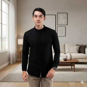 Kemeja Polos Pria Lengan Panjang Terlaris Kemeja Pria Premium Bahan Cotton Toyobo
