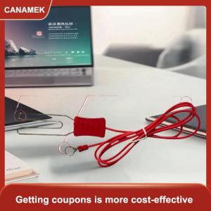 【CANAMEK】 Hàng rào điện Alligator Clip mặt đất kết nối cho trang trại chăn nuôi động vật Energizer để polywire polytape Bộ dụng cụ kết nối cáp