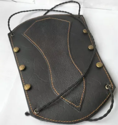 Arm Guard Archery Arm Protector Full Leather Pelindung Lengan Kulit Lembu Memanah Saiz Besar & Kecil