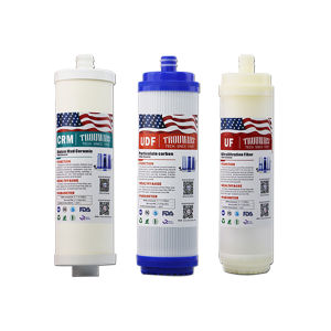 TROUWIDS 10 Inch Ceramic Washable Filter Element Ultrafiltration Home Water Purifier Filter 3PCS
