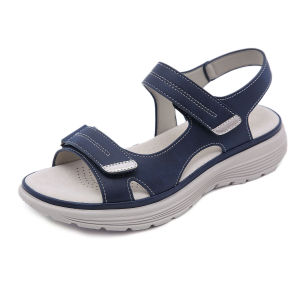 Giày Dép Nữ Sandal Nữ Hãng SIKETU phiên bản cao cấp 2023 quai ngang khóa dán lót đế hút ẩm thấm mồ hôi chống mệt mỏi cho đôi chân đế chống trơn trượt