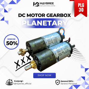 Dinamo DC Motor Planetary Gearbox 18V 0.37A 406Rpm Ratio Gearbox 1:6.25 Type G 30.2 DC Brushed Motor