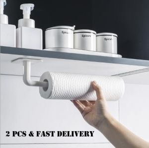 Vision 2 cái khăn bếp móc áo giá Bar Tủ bám phim Rag treo chủ phòng tắm Organizer kệ nhà vệ sinh giấy cuộn chủ thớt nồi Bìa Nắp chủ