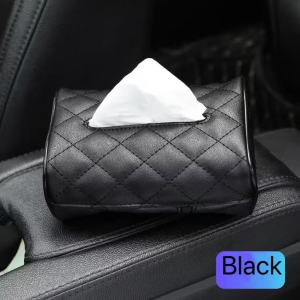 Car Tissue Holder Auto Napkin Holder Car Backseat Hanging Tissue Box Cover Universal P2560