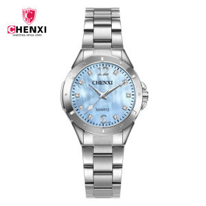 Chenxi Đồng Hồ Nữ CX-019M Thời Trang Đai Thép Chống Nước Thạch Anh Bằng Thép Không Gỉ