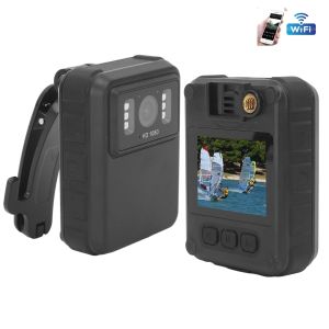 Karsoul 2K Action Camera  with Audio and Video Recording  WIFI Wearable Action Camera for Sports Hiking Body Worn with Clip  Loop Recording