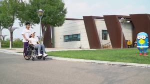 Changshou Spring Manual Wheelchair Foldable and Portable Disabled Elderly Hand-Plough Wheel Chair with Stool Elderly Scooter Electric Vehicles for Disabled