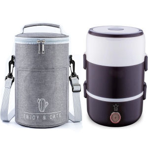 Hộp Đựng Cơm 3 Tầng Có Lõi Hâm Nóng Cơm Đã Nấu – Có Chọn Túi Giữ Nhiệt Hình Trụ Cao Cấp Chính Hãng D Danido