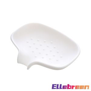 Silicone Soap Drainer Dish Soap Holder Tray Non-slip and Flexible for Bathroom