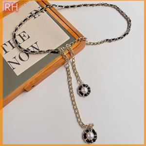 🔥🔥🔥ranghe Dây Chuyền Thắt Lưng Cho Phụ Nữ Punk Phong Cách Kim Loại Ăn Mặc Vàng Trang Trí Eo Chuỗi Phụ Nữ Sang Trọng Thiết Kế Thương Hiệu Quần Áo Phụ Kiện