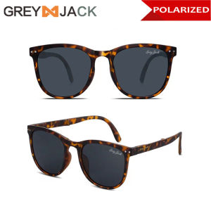Grey Jack Kacamata Hitam Lipat Sunglasses Polarized Anti Silau UV Original Bahan Tr90 Terbaru Cowok Baru 2022 fashion wanita pria Free pouch 125