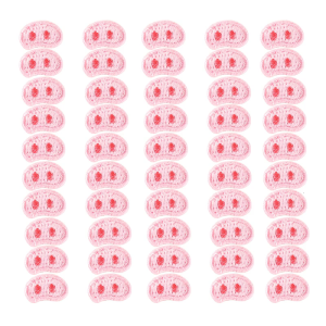 50 Pcs Embroidered Patches Pink Pig Nose Repair Patches Iron On Patches Applique Patches Sew On Patches for Clothes Bag