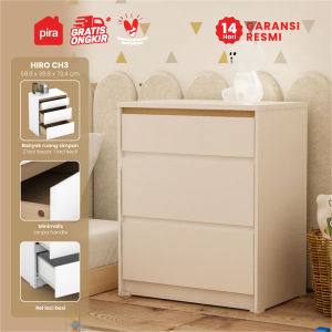 PIRA METROPOLIS OX -  HIRO CH3 Lemari Laci 3 Susun