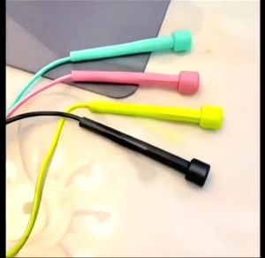 Adjustable Skipping Rope Jumping PVC Soft Jump Rope Speed Rope Non-slip Rope for Training Fitness