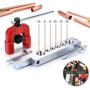 JY Smart Mall Tube Cutter Flaring Tool Kit Manual Tube Expander Metric/Inch Expansion Mouthparts Device