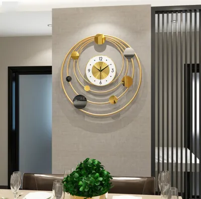 TERLARIS Jam dinding modern 3D quartz creative design model luxury diamond Jam dinding mewah merak Jam dinding jumbo jam dinding merak