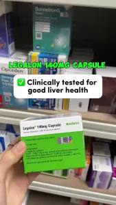 【BELI 3 PERCUMA 1】เตรียมสต็อก LEGALON 100 แคปซูล (CARING PHARMACY) MADAUS Legalon 140 มก. แคปซูล 10x10s