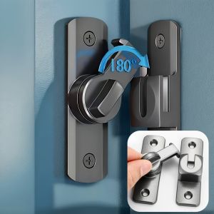 1pc Heavy-Duty Security Anti-Theft Door Lock Handle Commercial/Residential Grade Safety Pin Lock Anti-Theft Locking MechanismReinforced Durable Structure Suitable Home Security Upgrade Modern Door Lock Compatible Enhanced Door Safety