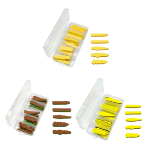 15pcs Assorted Color Size Floating Foams Dry Fly Tying Fishing Accessories for Hoppers Spiders Fly