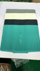 Quầy bếp tấm lót ráo nước đĩa silicon Thảm phơi chịu nhiệt chống trơn trượt Pad