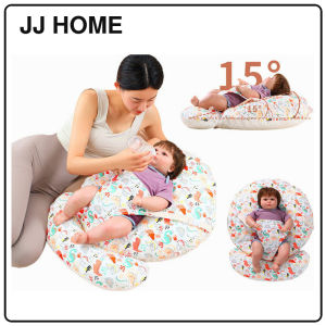 【JJ HOME】Anti-Spit-Up Feeding Pillow |15° Ergonomic Design | Adjustable Strap&SafetyBuckle