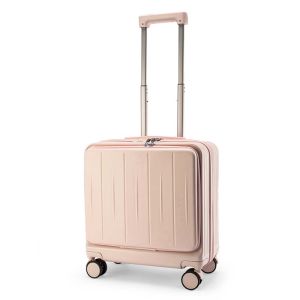 ZT Luggage กระเป๋าเดินทาง18นิ้วแบบใหม่ พอร์ตชาร์จUSBที่วางแก้ว ดีไซน์เปิดด้านหน้า เป็นเพื่อนที่ดีสำหรับการเดินทางเพื่อธุรกิจและการเดินทาง