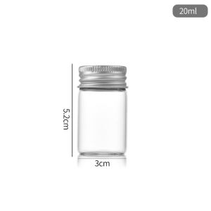 small glass bottle food-grade small sealed jar glass medicine bottle portable bottle for drinks coffee and espresso