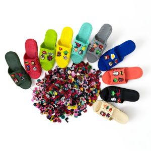 Dép tổ ong người lớn Sticker nhiều màu đế cao cấp dày dặn chống trơn trượt Dép trong nhà tắm nhà vệ sinh Dép cho mẹ