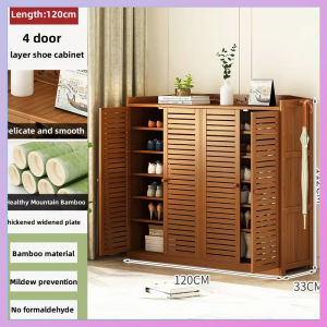 Shoe Cabinet Bamboo Shoe Cabinet Wooden with Door Shoe Rack Cabinet with Drawer Shoe Rack