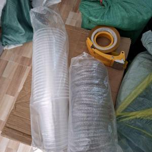 Sỉ 100 Ly Trơn + 100 Nắp Cỡ 800ml Chất Lượng Cao An toàn thực phẩm