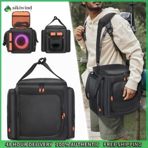 Sikiwind For Partybox Encore Essential 2 Portable Protective Case Anti-Scratch Portable Speaker Dust Case with Mic Pocket Double-Sided Speaker Storage Bag