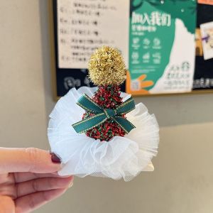 HUIHEYU Girls Unique Photo Props Bowknot Snowflake Christmas Cap Merry Christmas Decor Kids Gifts Christmas Hat Hairpin Christmas Costume Dress Up Korean Hair Accessories Children Hair Clip