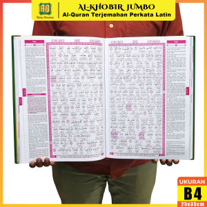 Alquran 30 Juz Lengkap Ukuran Besar Jumbo dan Artinya Al Khobir B4 Al Quran Lansia Terjemah Latin