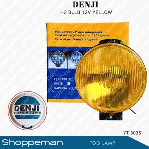 UNIVERSAL 5-1/2 INCHES DENJI FOG LAMP FRONT LIGHT FOR TRUCK ROUND GLASS LENS WITH COVER YT-8035
